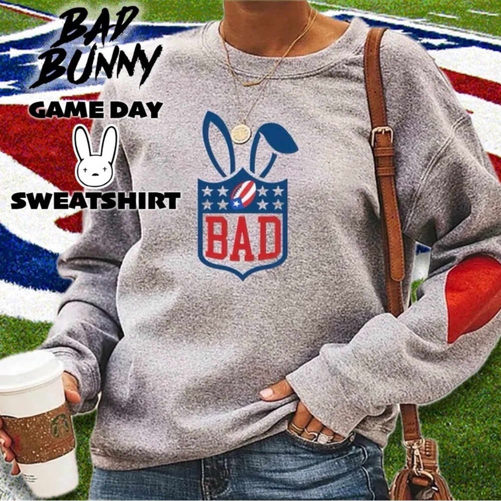 ππ
π πππ πππππ Game Day Sweatshirt with Heart on Sleeve π πΊπΈ π΅π·π°β€οΈ - Picture 12 of 12